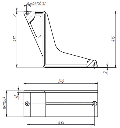 Изолирующая дистанционная проставка ИДП-35-545x416
