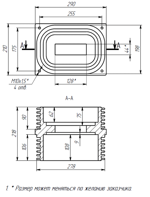 Изолятор проходной ИП-20-175x255