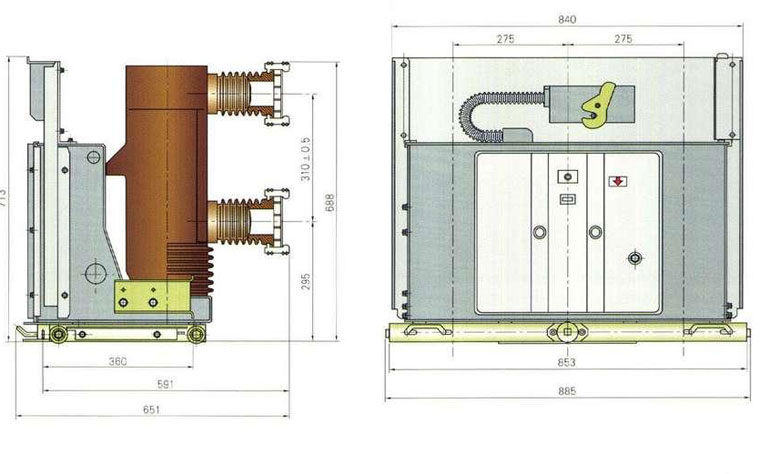 Автоматический вакуумный выключатель VS1-12