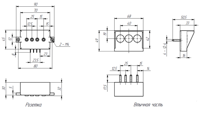 Блок индикации EVI - исполнение 4
